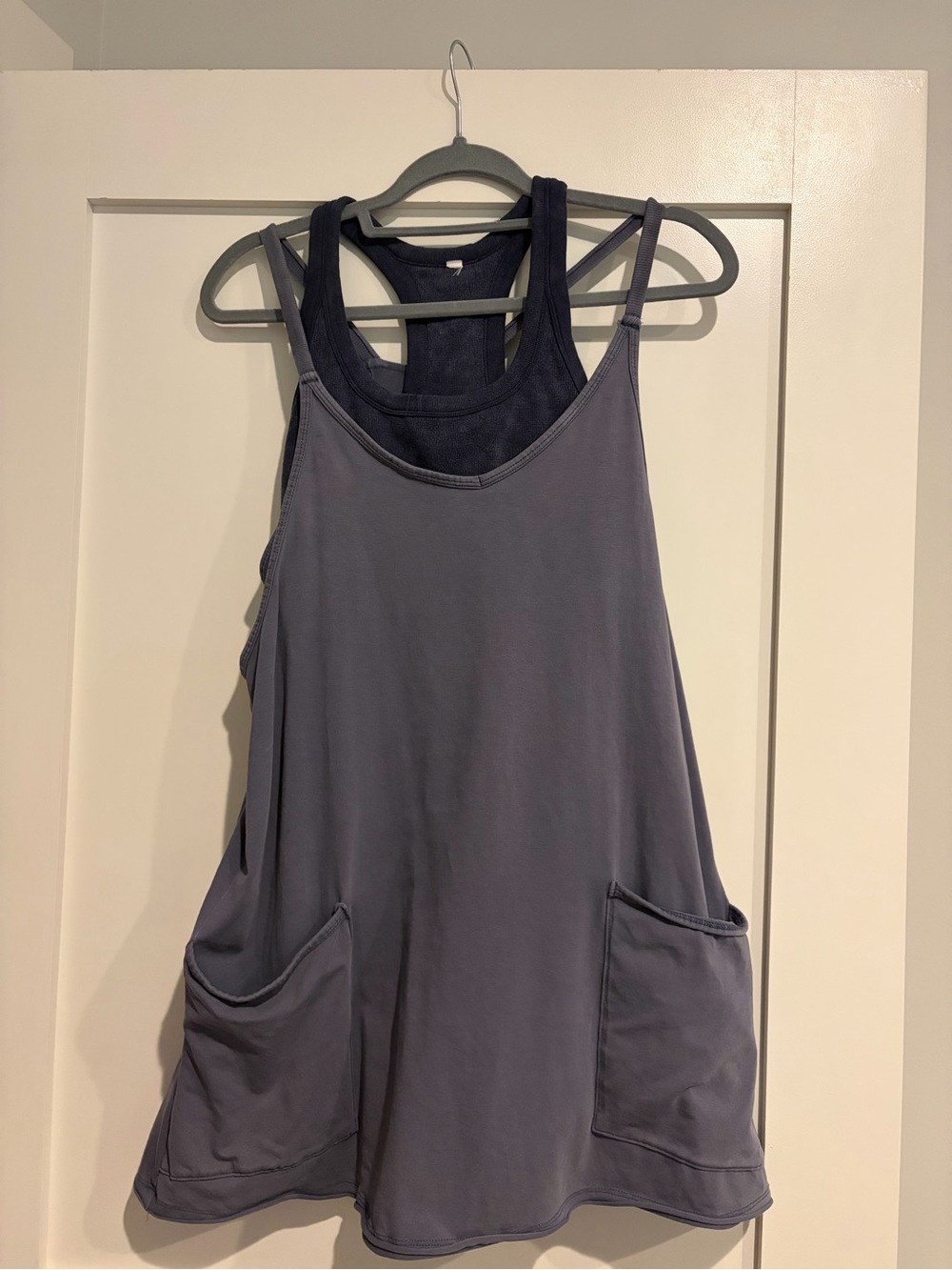 FP Movement by Free People Navy/Black Seamless Tank Dress - Picture 2 of 7